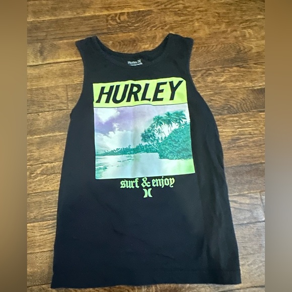 $3 bundle sale- Hurley boys tank top size medium 10-12y - Picture 1 of 3